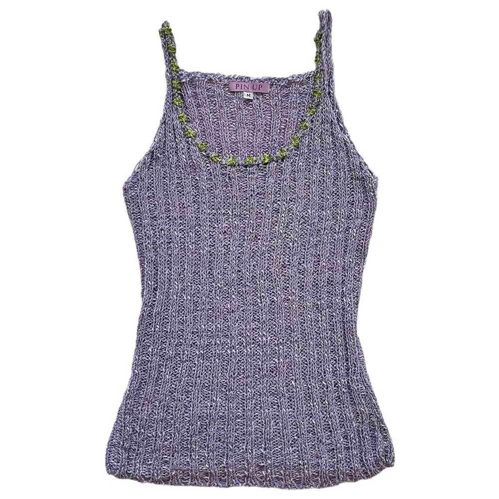 Vintage 90’s Crochet Tank Top - image 1