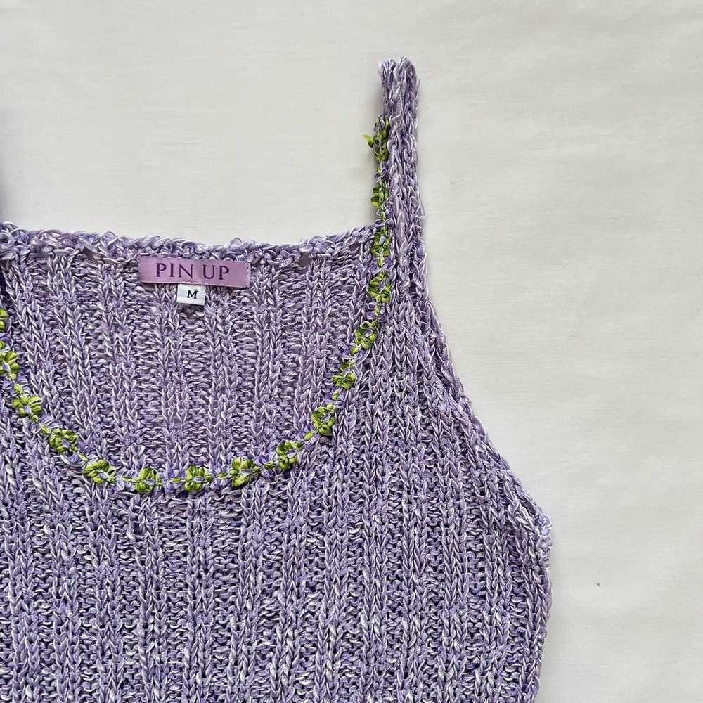 Vintage 90’s Crochet Tank Top - image 3