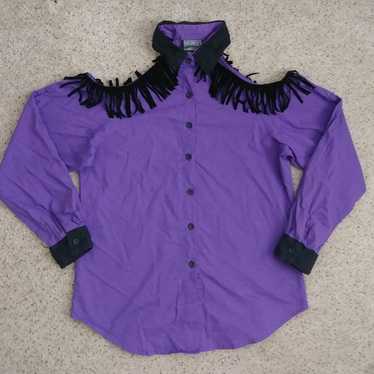 Vintage western cowgirl button down