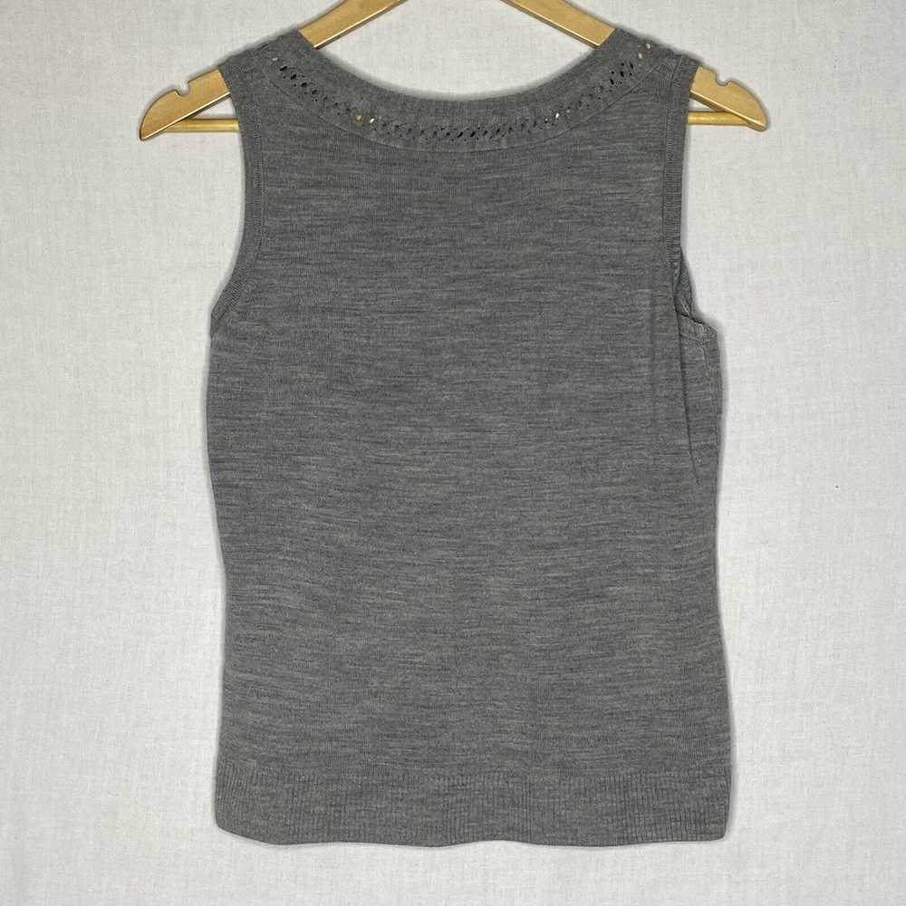 Ladies Brooks Brothers Sweater Vest Sleeveless Gr… - image 3