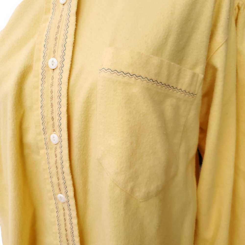 Vintage Ralph Lauren Yellow Flannel Western Butto… - image 4