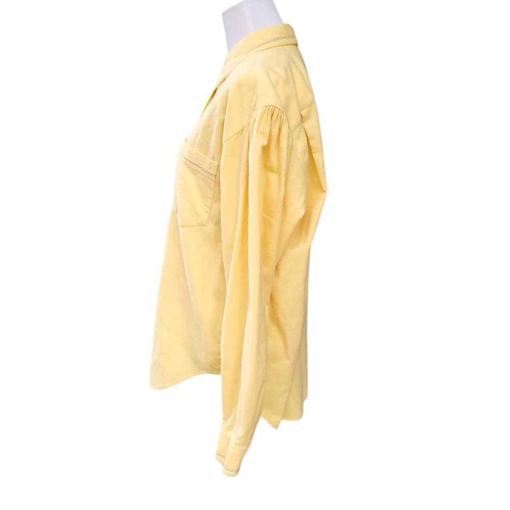 Vintage Ralph Lauren Yellow Flannel Western Butto… - image 8