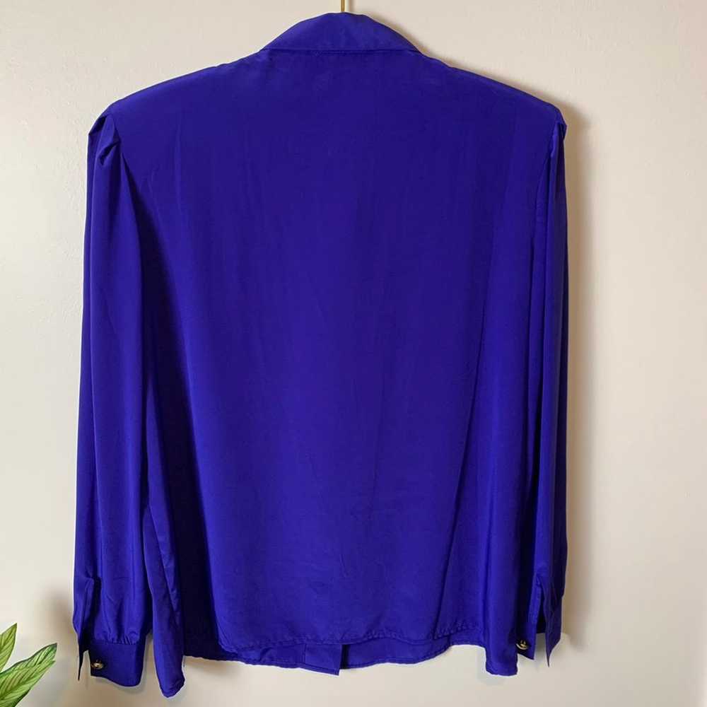 1970s-1980s Gorgeous Vtg. Silk Blouse - image 9