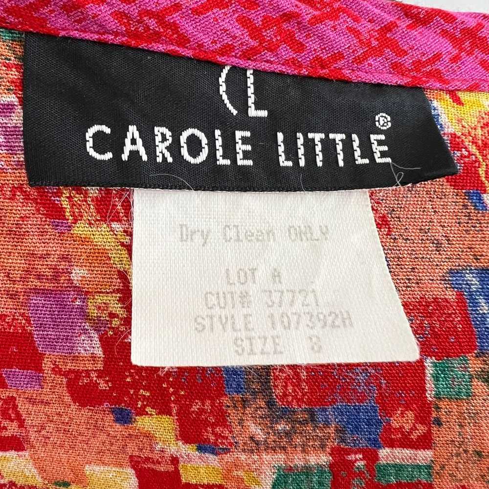 VINTAGE Carole Little Bold Colorful Printed Long … - image 6