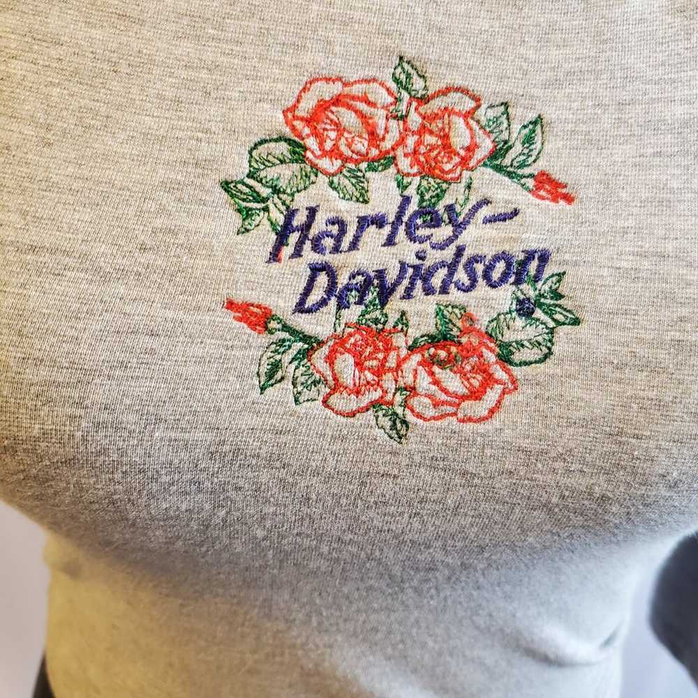 Vintage Harley Davidson crop top - image 5