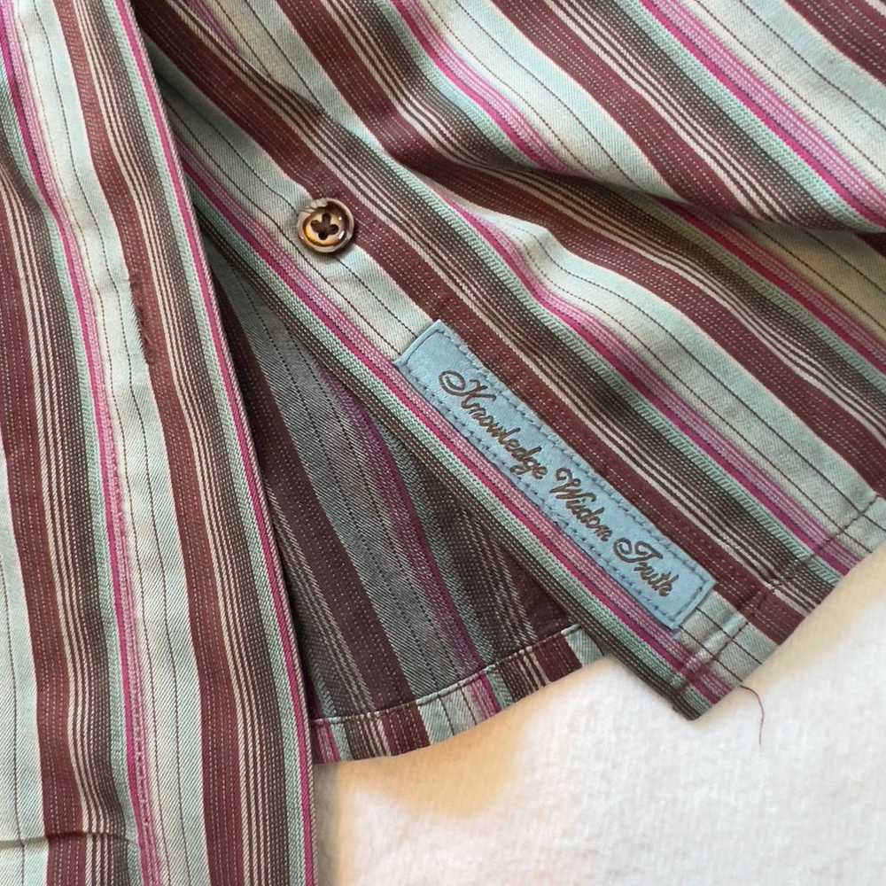 Vintage Robert Graham Cynthia Multicolored Stripe… - image 7