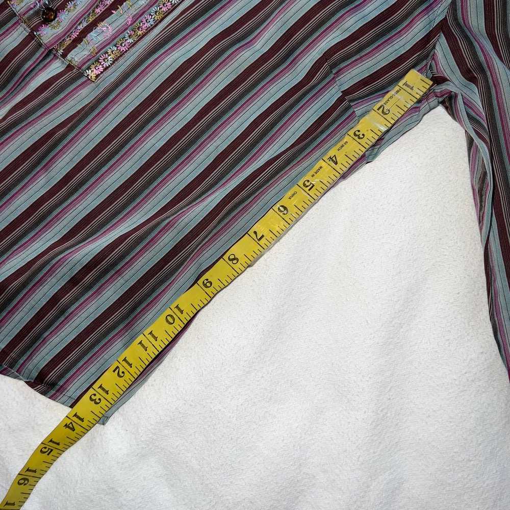 Vintage Robert Graham Cynthia Multicolored Stripe… - image 9