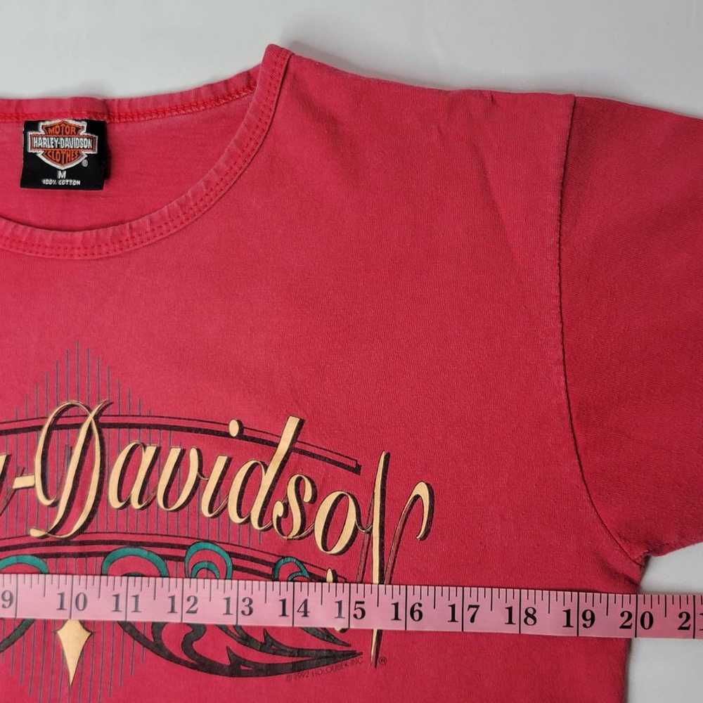 Vintage 90s Harley Davidson Womans Short Sleeve T… - image 5