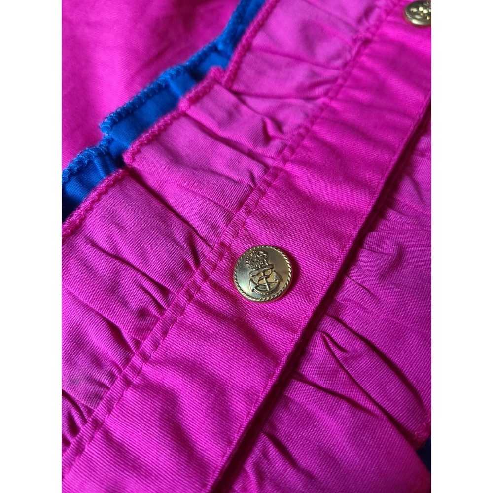 COOGI Pink Ruffled Snap Button Short Sleeve Top - image 8