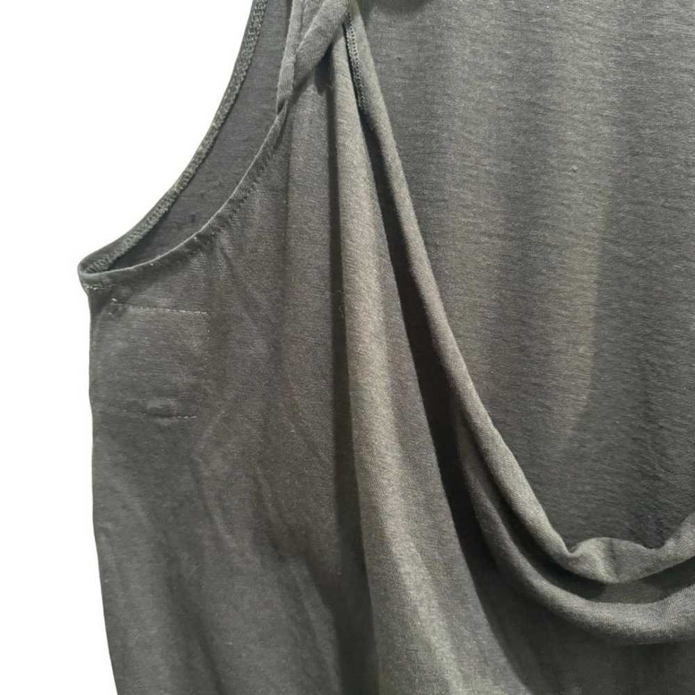 Chaser Vintage Jersey Knotted Drape Back Shirttai… - image 3