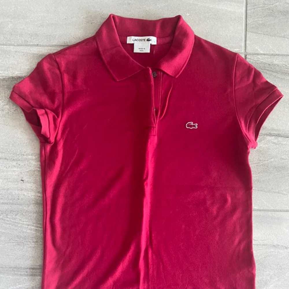 Lacoste Pink Polo - image 1