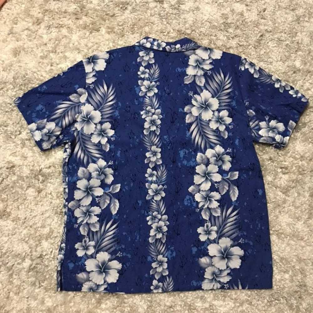 Vintage Milson by Ky's blue Hawaiian short sleeve… - image 5