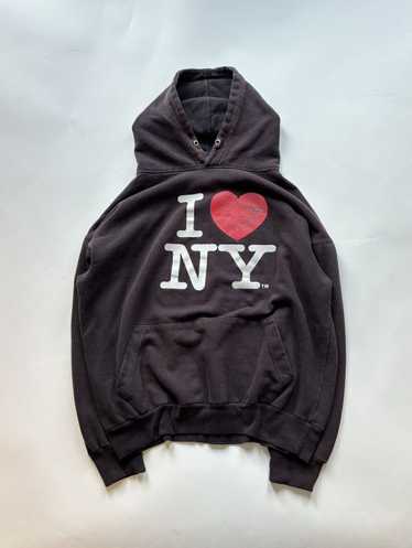 I Love Ny × Streetwear × Vintage Vintage Distresse