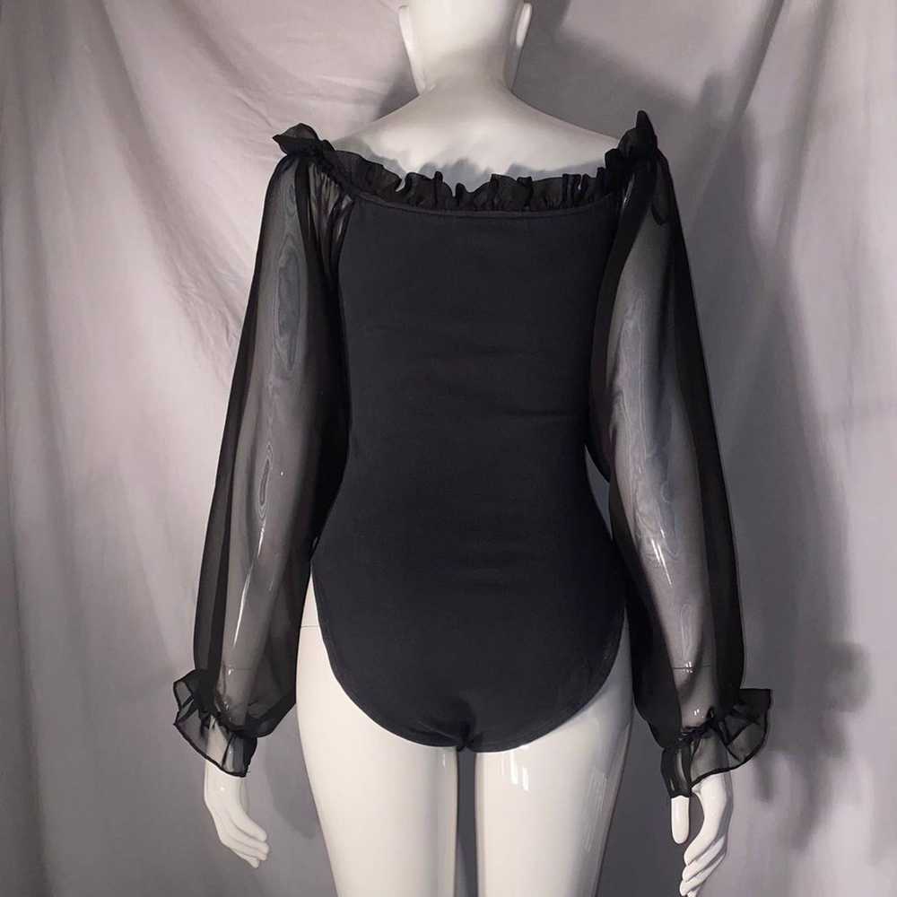 Vintage black bodysuit from bonjour - image 2