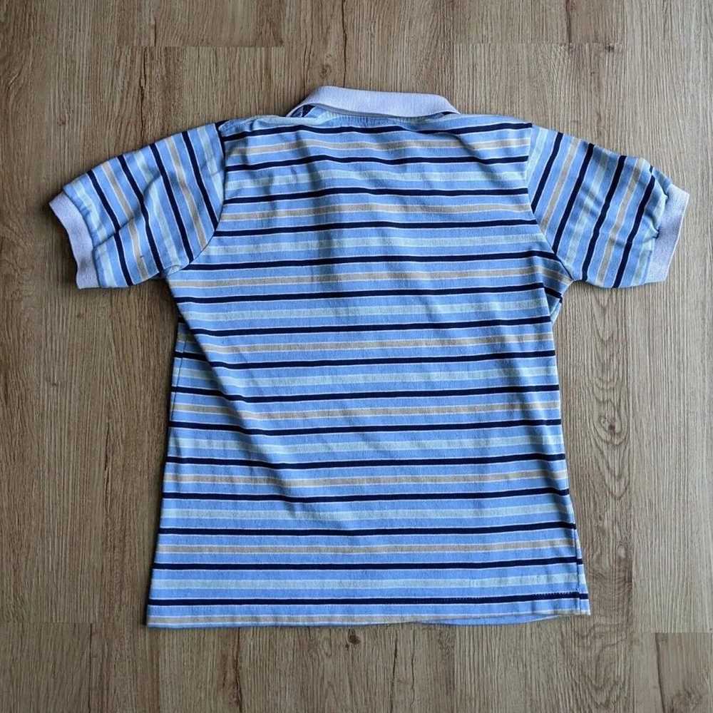 VINTAGE 1980's Women's NIKE STRIPED POLO SHIRT Si… - image 4