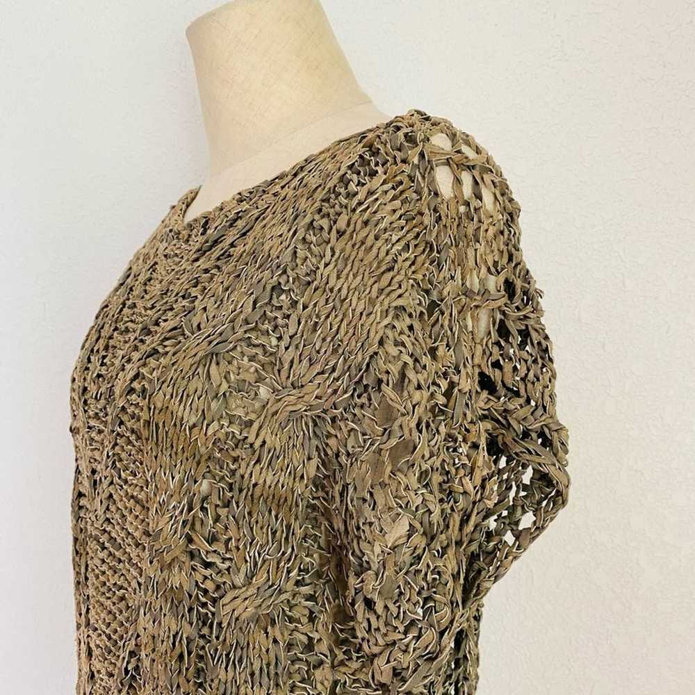 Vintage 80s Turkish Gulen Knitted Knitwear Handma… - image 4