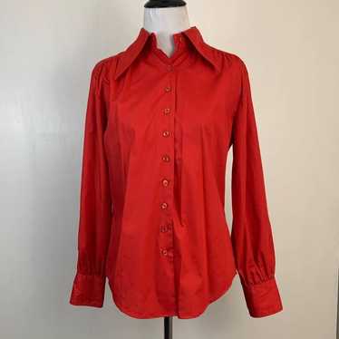 Vintage Glenbrooke Red Button Down Shirt - image 1