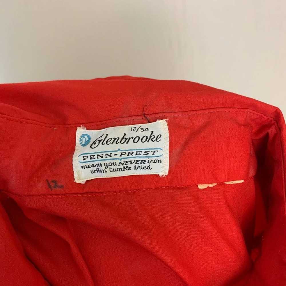 Vintage Glenbrooke Red Button Down Shirt - image 6