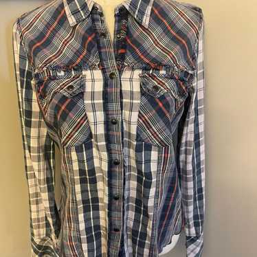 Vintage Ralph Lauren patchwork denim and supply m… - image 1