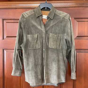 JH COLLECTIBLES VINTAGE 80’s SUEDE SHIRT - image 1