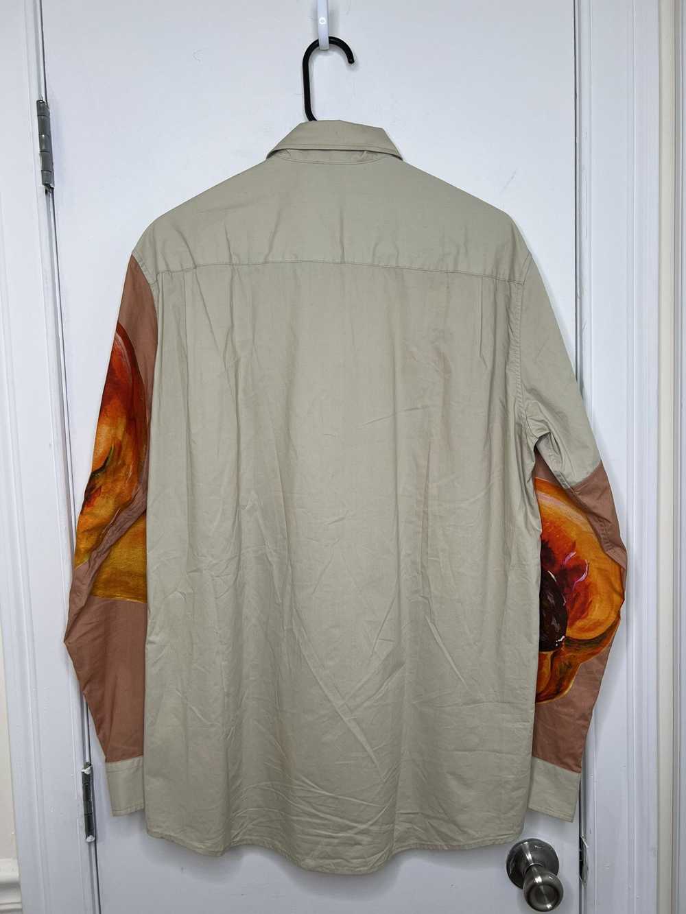 J.W.Anderson JW Anderson Peach Print Shirt sz 46 - image 6