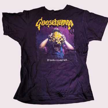 Goosebumps Drip Logo 1990's Vintage top T-shirt