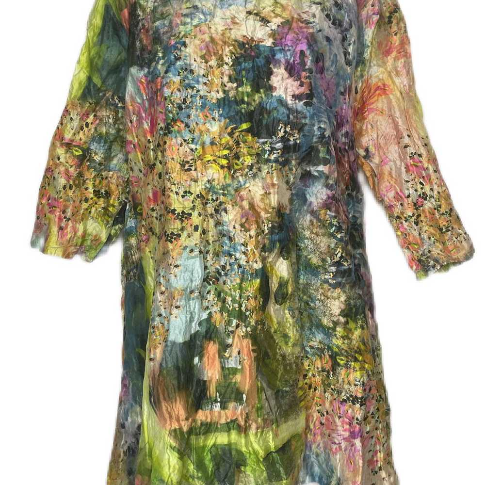 BRYN WALKER Giverny Floral Monet Garden Tunic Wom… - image 1