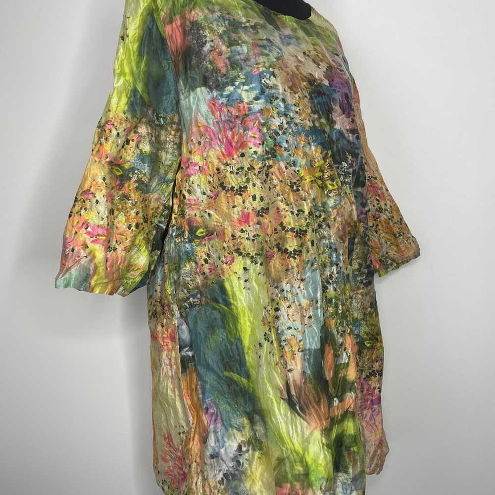 BRYN WALKER Giverny Floral Monet Garden Tunic Wom… - image 3