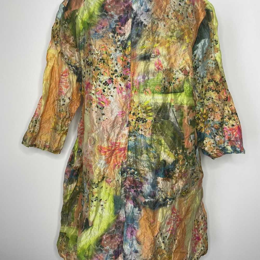 BRYN WALKER Giverny Floral Monet Garden Tunic Wom… - image 5