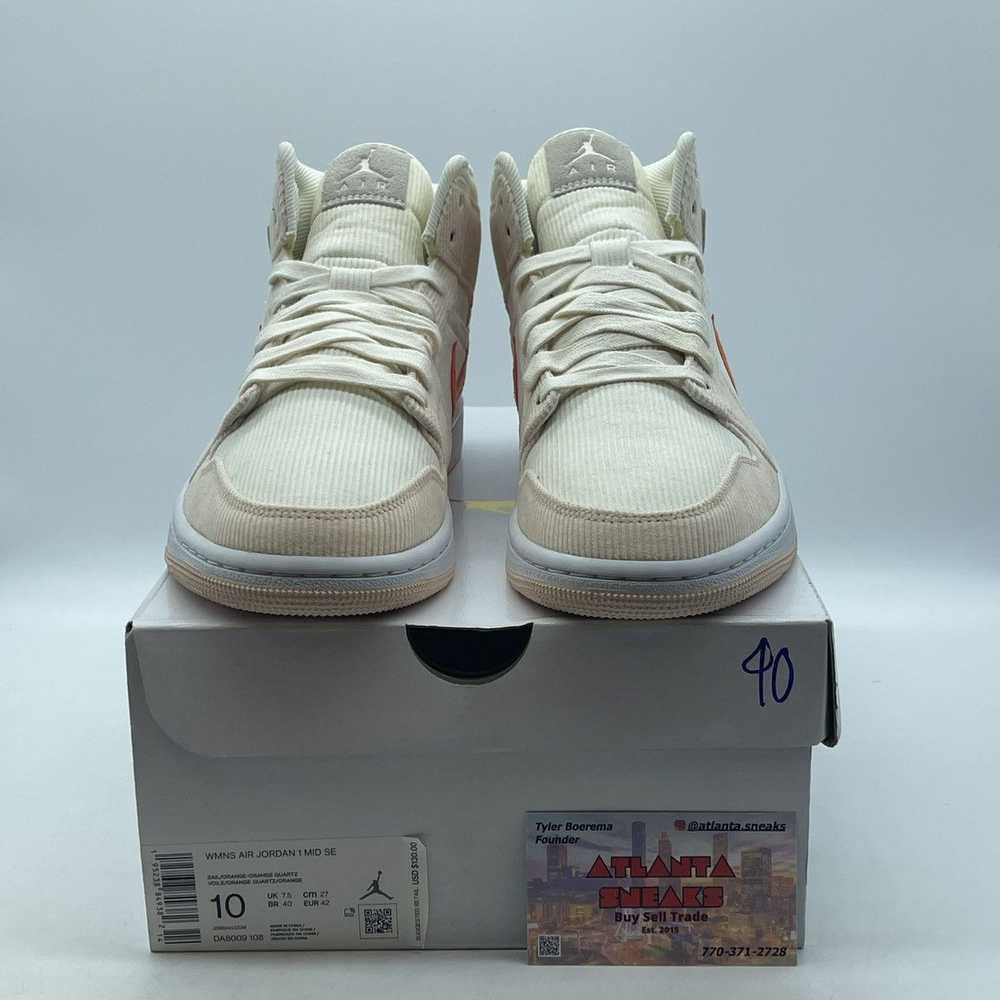 women's air jordan 1 mid se corduroy