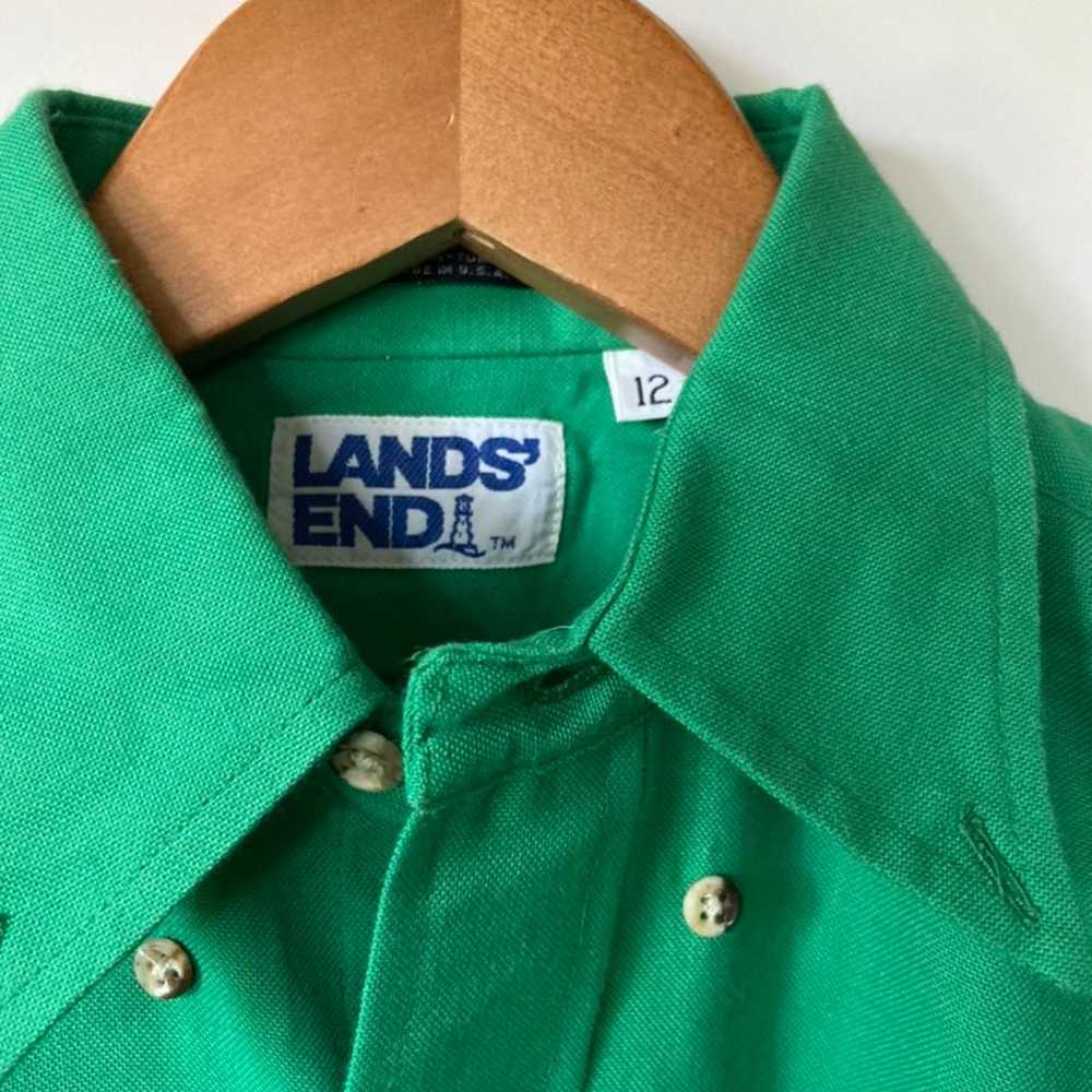 Vintage Lands end womens buttondown - image 2