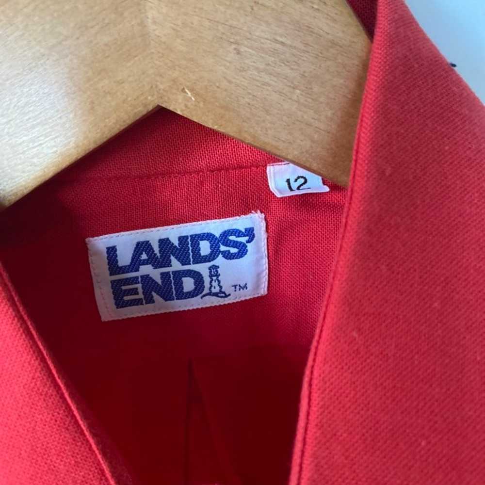 Vintage lands end womens button down - image 8