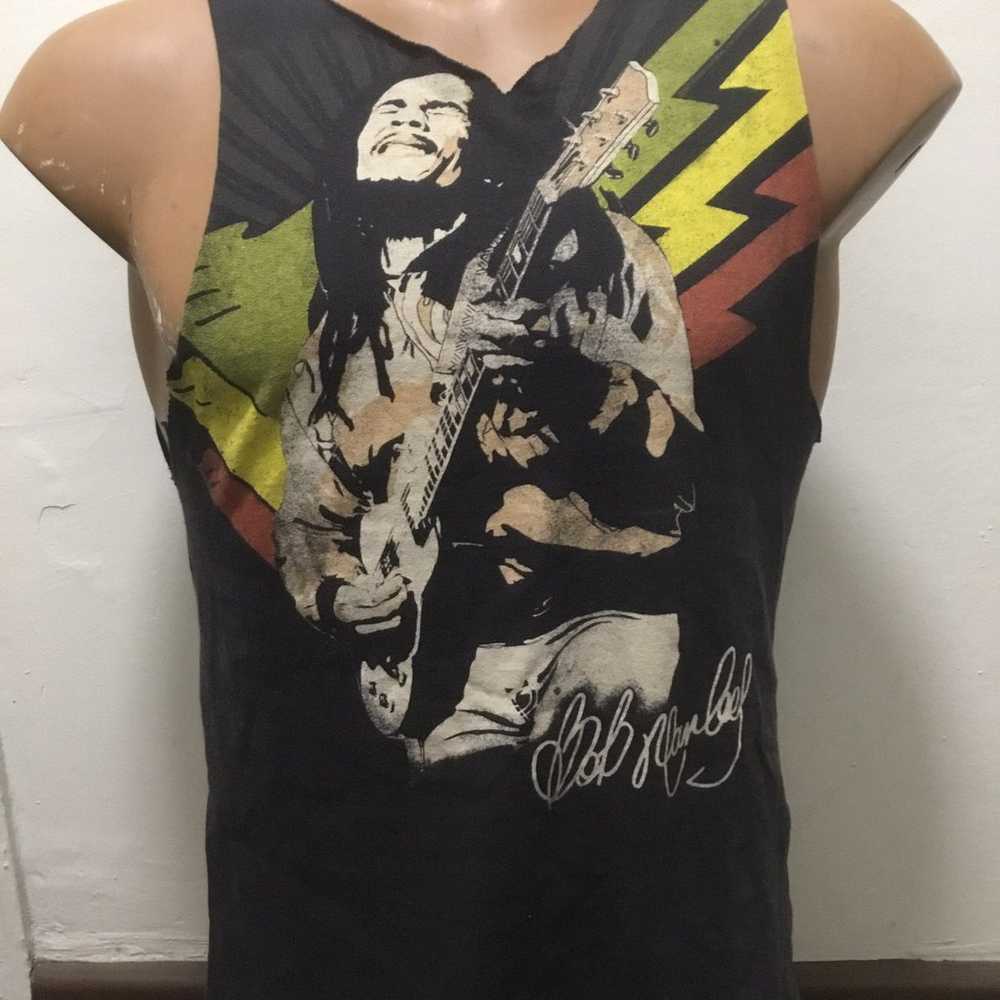 Vintage distressed Bob marley tank - image 1