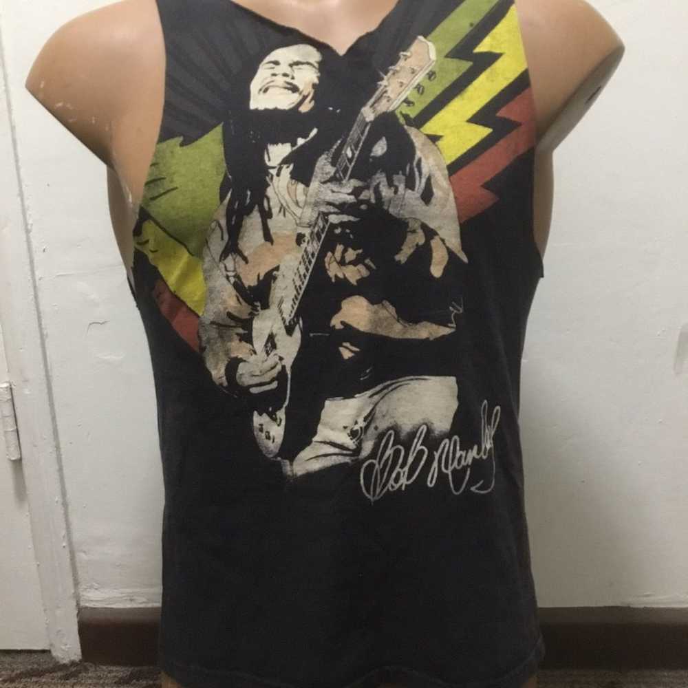 Vintage distressed Bob marley tank - image 2