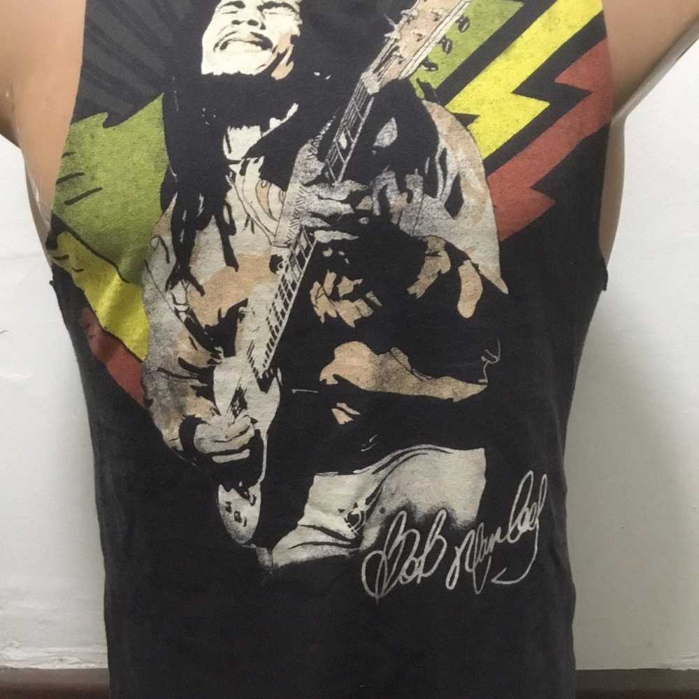 Vintage distressed Bob marley tank - image 6