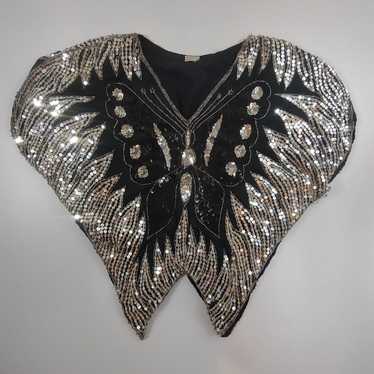 Gorgeous vintage disco sequin top S/M - image 1