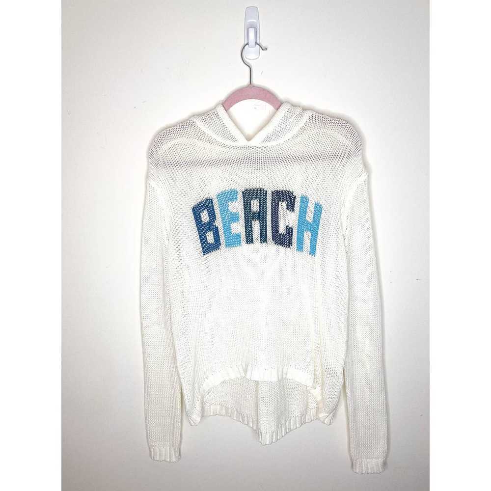 Vintage Havana Soft Knit Beach Hoodie Pullover Sw… - image 2