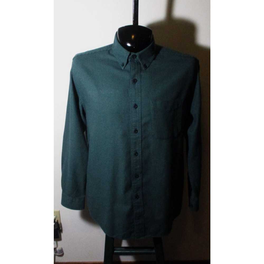 Vintage Men's L.L. BEAN Green Long Sleeve "Semi-F… - image 1