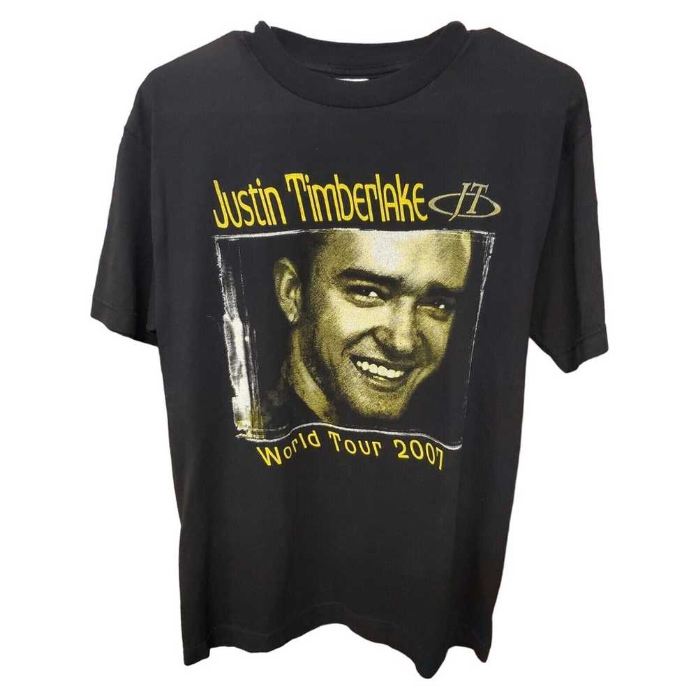 Y2K Vintage VTG Justin Timberlake World Tour 2007… - image 1