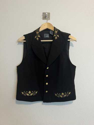 Designer Vintage 90s Y2K Liz Wear Black and Gold B