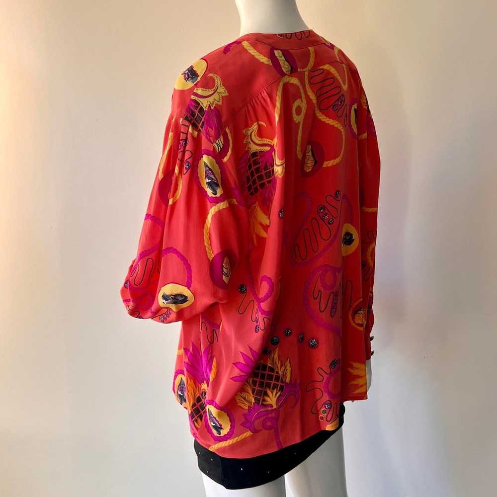 Vintage Escada by Margaretha Ley Crepe de Chine B… - image 3