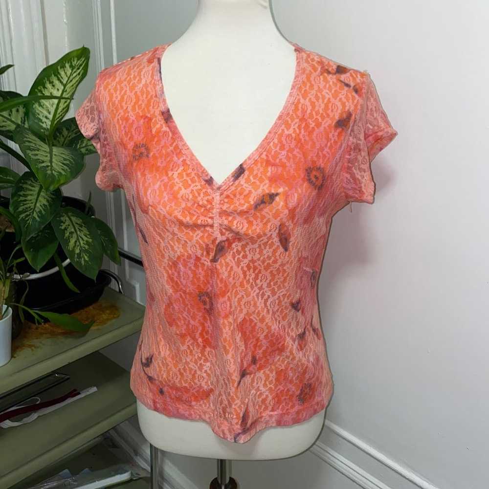 Vintage John paul richard lace blouse - image 1