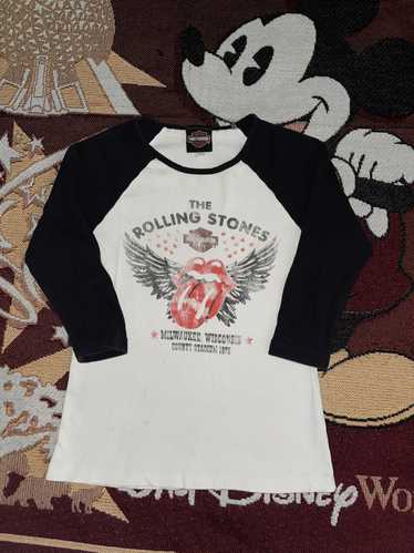 Harley Davidson × The Rolling Stones × Vintage Har