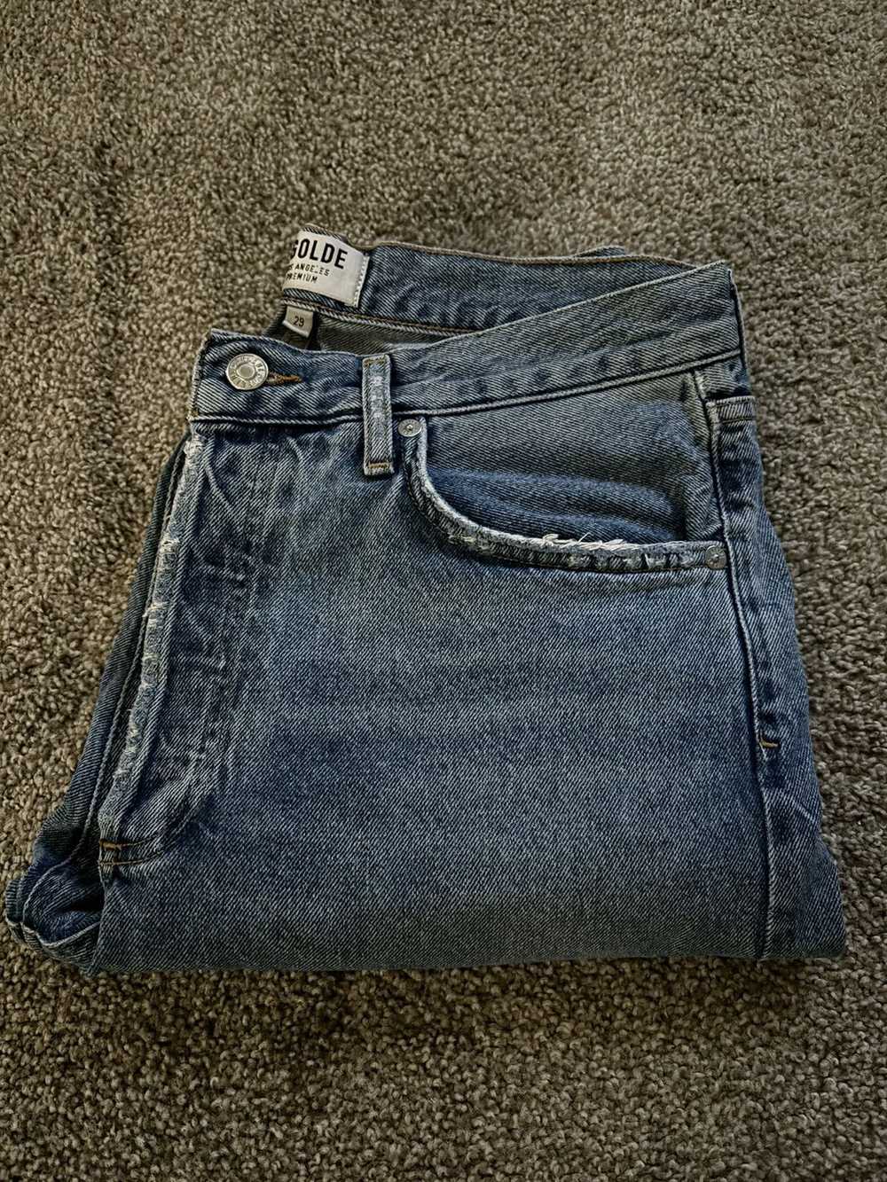 Agolde Agolde Jeans 90’s High Rise Distressed Den… - image 1