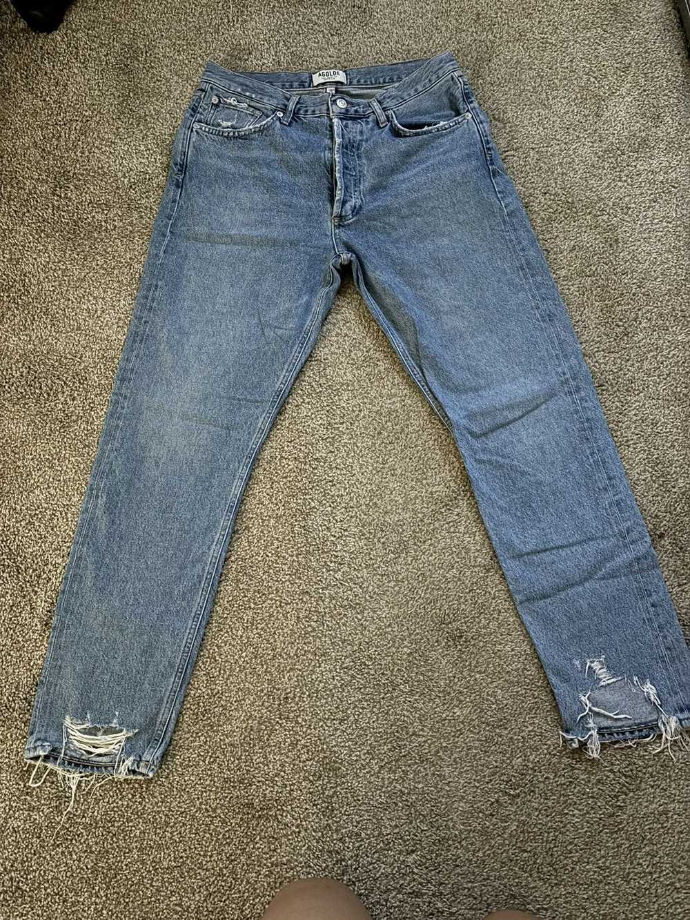 Agolde Agolde Jeans 90’s High Rise Distressed Den… - image 9