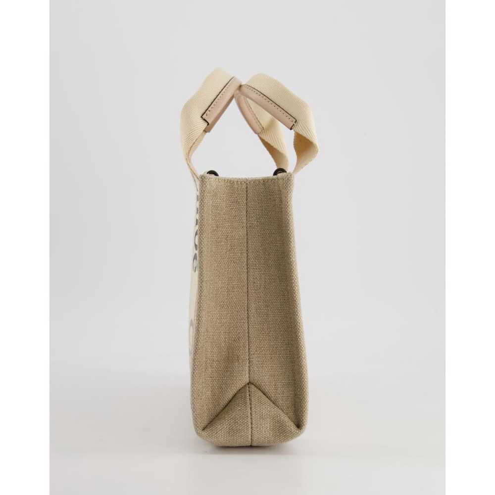 Chloé Woody cloth tote - image 4