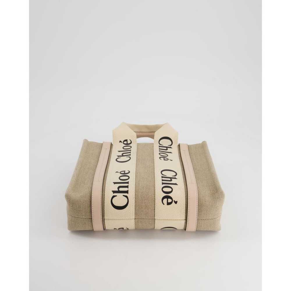 Chloé Woody cloth tote - image 7