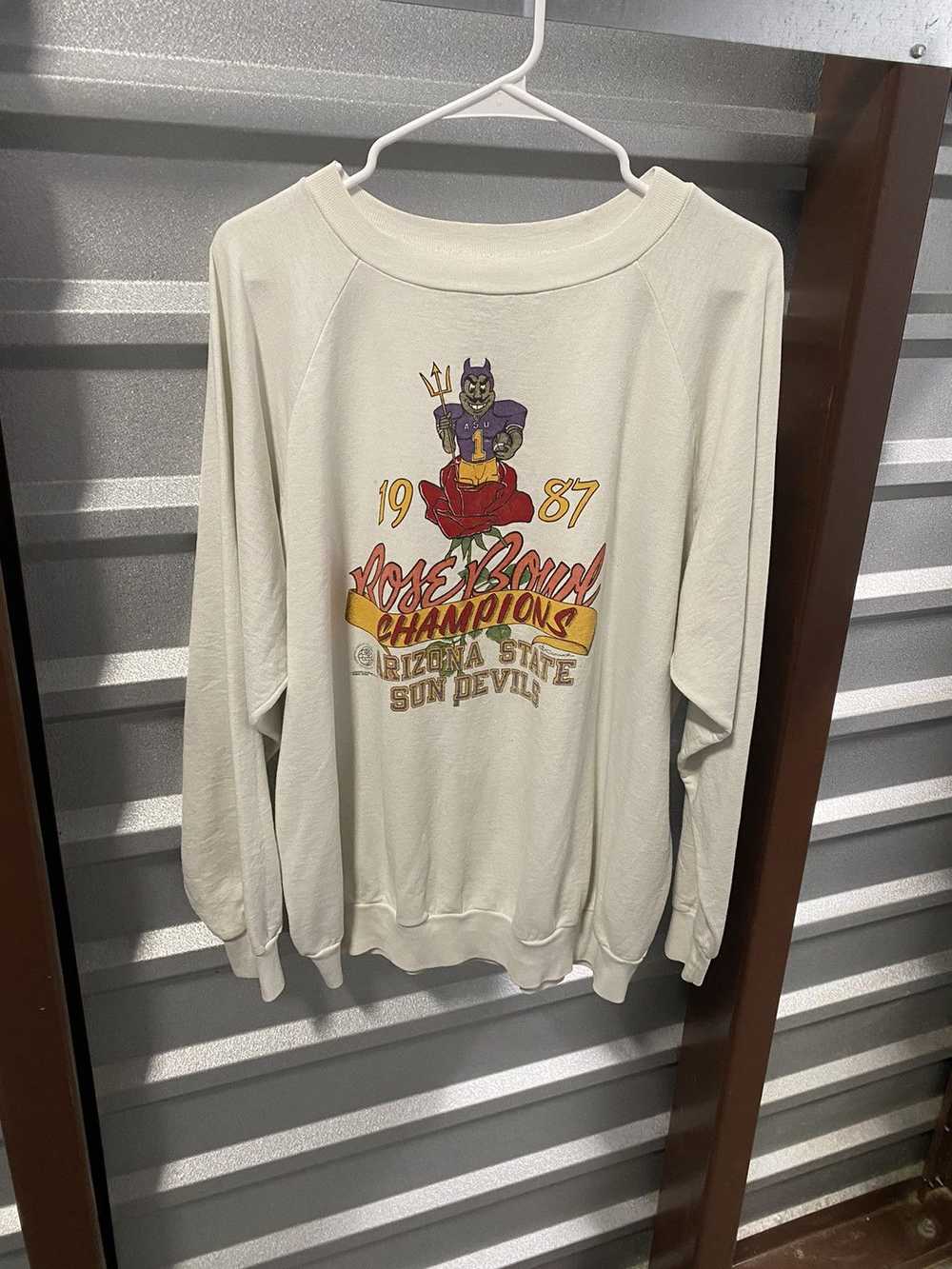 Vintage 1987 ASU Devils Rose Bowl Champs Sweatshi… - image 1