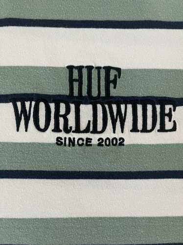 Huf × Vintage Huf Striped Green/White T-shirt