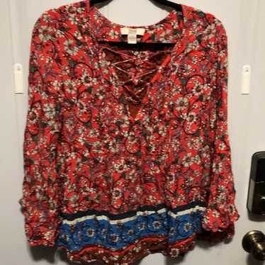 Vintage America blues size large blouse - image 1